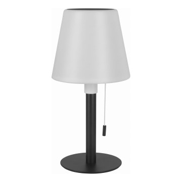 Dimmbare LED-Solarlampe LED/2W/5V USB 1200 mAh IP44 weiß/schwarz