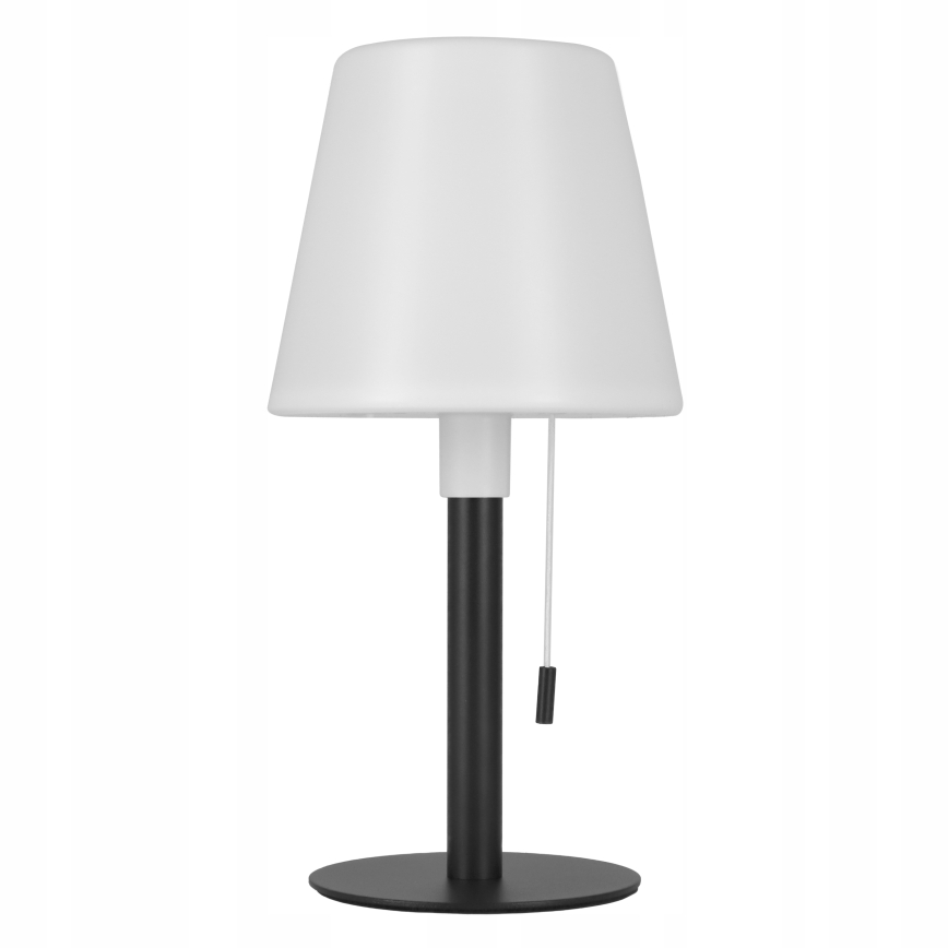 Dimmbare LED-Solarlampe LED/2W/5V USB 1200 mAh IP44 weiß/schwarz