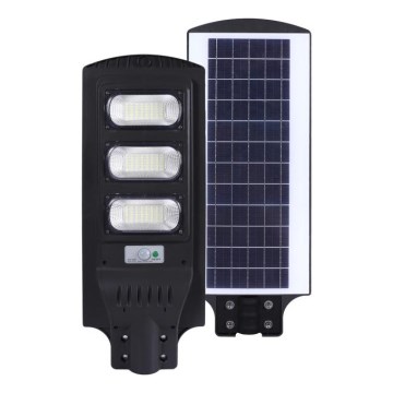 Dimmbare LED-Solarstraßenlampe mit Bewegungs- und Dämmerungssensor URBI LED/8W/3,2V 6500K IP54 10000 mAh + Fernbedienung
