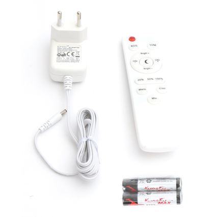 Dimmbare LED-Stehleuchte LED/9W/230V 3000-6500K weiß + Fernbedienung