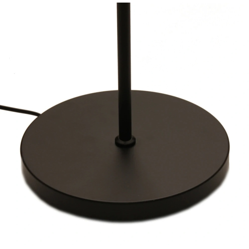 LED-dimmbare Stehleuchte NORA LED/25W/230V 2200/3000/4000K + LED/5W 3000K schwarz + Fernbedienung