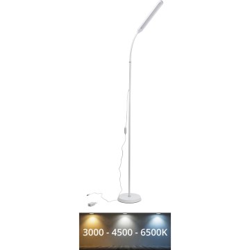 Dimmbare LED-Stehleuchte SIGNUS LED/10W/230V 3000/4500/6500K weiß