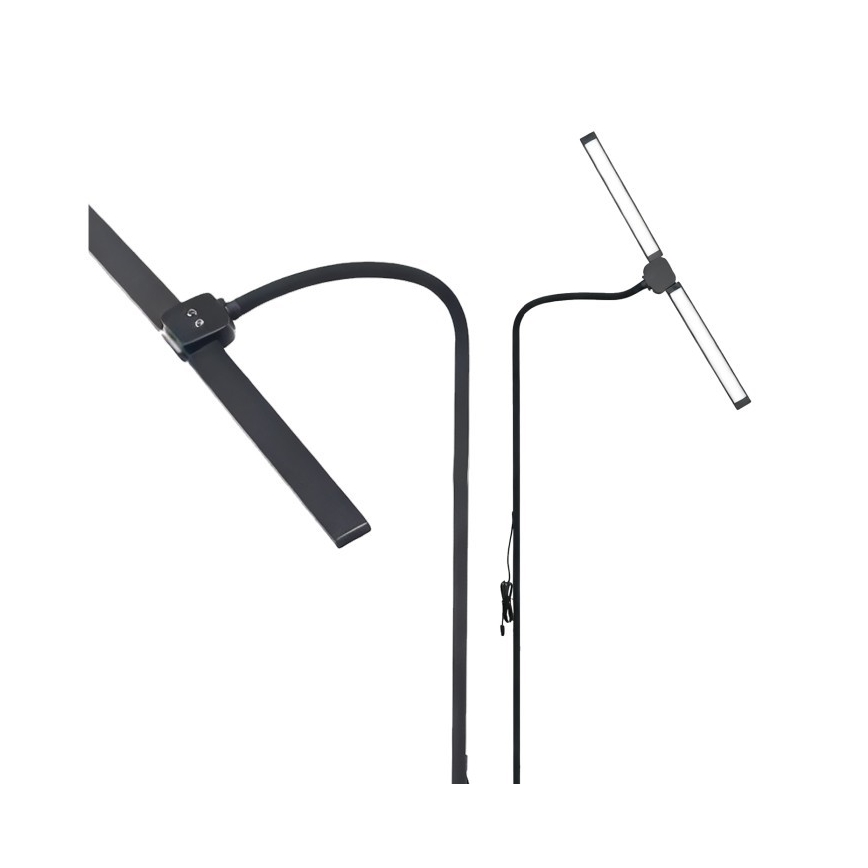 Dimmbare LED-Stehleuchte TEILO LED/14W/230V 3000/4000/6000K schwarz