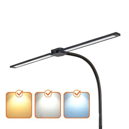 Dimmbare LED-Stehleuchte TEILO LED/14W/230V 3000/4000/6000K schwarz