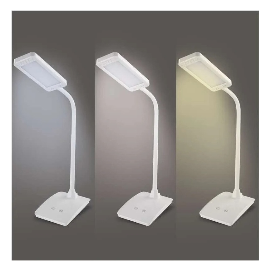 Dimmbare LED-Tischlampe EDDY LED/6W/230V 3000/4500/6800K weiß