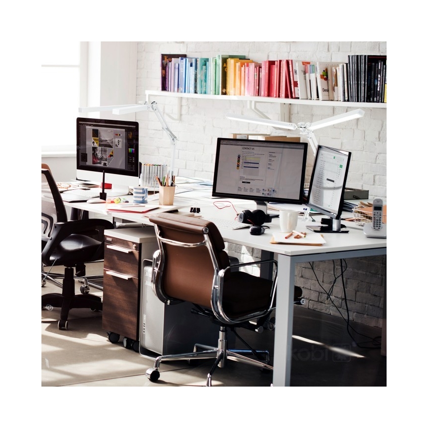 Dimmbare LED-Tischlampe TENUIX DUO LED/15W/230V 3000-6000K Weiß