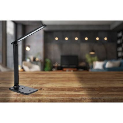 Dimmbare LED-Tischleuchte mit Touch-Bedienung LED/6W/230V 3000/4000/6000K schwarz