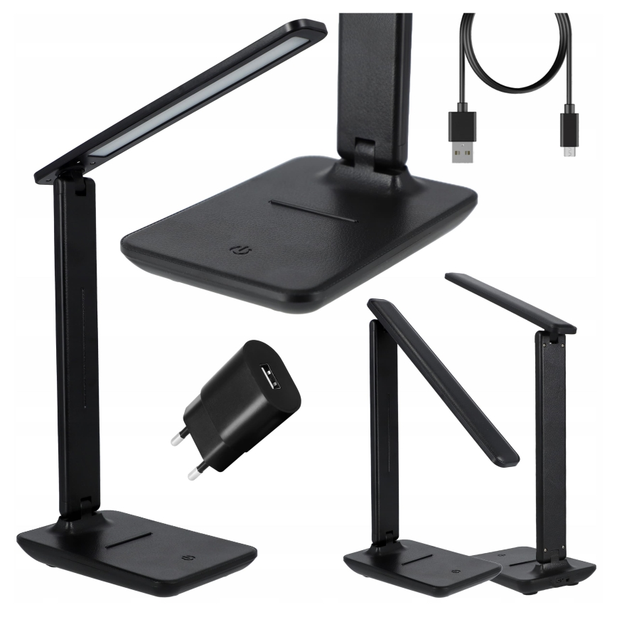 Dimmbare LED-Tischleuchte mit Touch-Bedienung LED/6W/230V 3000/4000/6000K schwarz