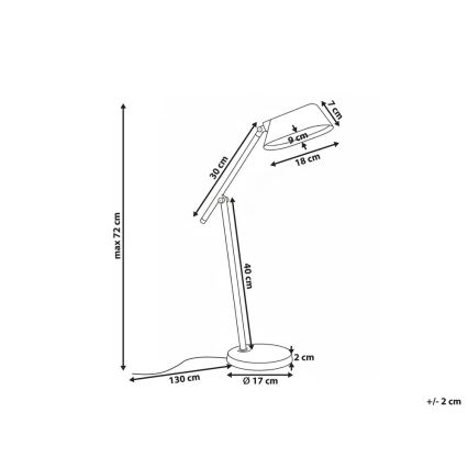 Dimmbare LED-Tischleuchte mit Touch-Bedienung MMOODS LED/230V