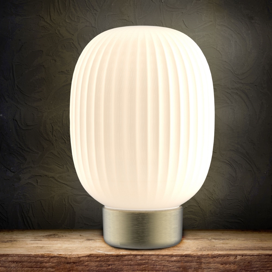 Dimmbare LED-Tischleuchte mit Touch-Funktion LATTE LED/1,8W/5V USB 2000 mAh golden/weiß