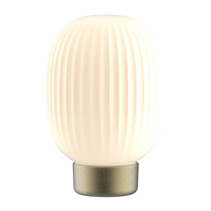 Dimmbare LED-Tischleuchte mit Touch-Funktion LATTE LED/1,8W/5V USB 2000 mAh golden/weiß