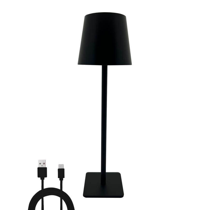 Dimmbare LED-Tischleuchte mit Touch-Funktion LED/5W/5V USB 1200 mAh schwarz