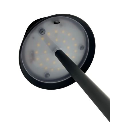 Dimmbare LED-Tischleuchte mit Touch-Funktion LED/5W/5V USB 1200 mAh schwarz