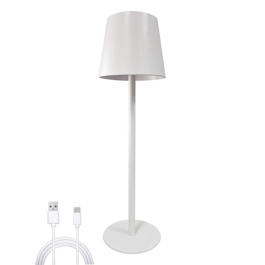 Dimmbare LED-Tischleuchte mit Touch-Funktion LED/5W/5V USB 1200 mAh weiß