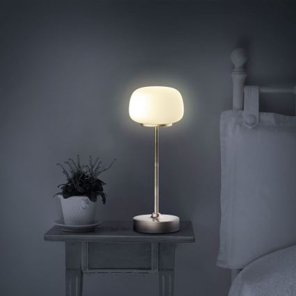 Dimmbare LED-Tischleuchte mit Touch-Funktion RIMINI LED/2W/5V USB 2000 mAh golden/weiß