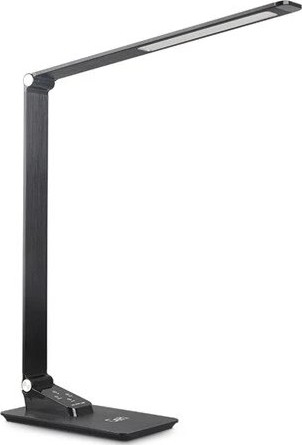 Dimmbare LED-Tischleuchte mit USB LED/7W/230V 3000K/4000K/5500K schwarz