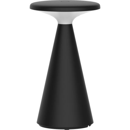 Dimmbare LED-Touch-Tischleuchte für den Outdoor-Bereich PAROS LED/1,8W/5V USB 1800 mAh IP44 schwarz