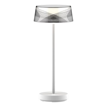 Dimmbare LED-Touch-Tischleuchte für den Outdoor-Bereich CASABLANCA LED/3,4W/5V USB 3600 mAh IP44 weiß
