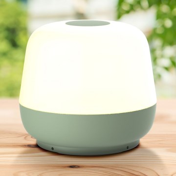 Dimmbare LED-Touch-Tischleuchte für den Outdoor-Bereich SAMBA LED/1,2W/5V USB 1200 mAh IP44 grün