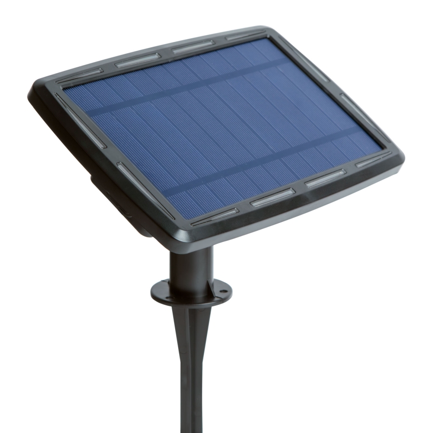 Dimmbare LED-Solar-Lichterkette 25xLED/1,5W/3,7/5V 2700-10000K 2200 mAh 15 m IP65 schwarz + Fernbedienung