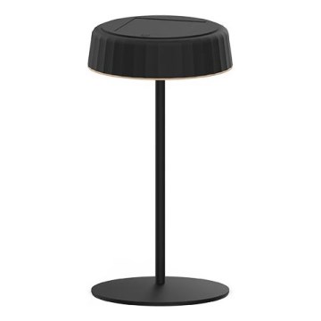 Dimmbare, solaraufladbare LED-Tischlampe VIVIEN LED/3W/5V 2700K 1600 mAh IP54 schwarz