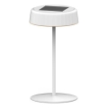 Dimmbare, solaraufladbare LED-Tischlampe VIVIEN LED/3W/5V 2700K 1600 mAh IP54 weiß