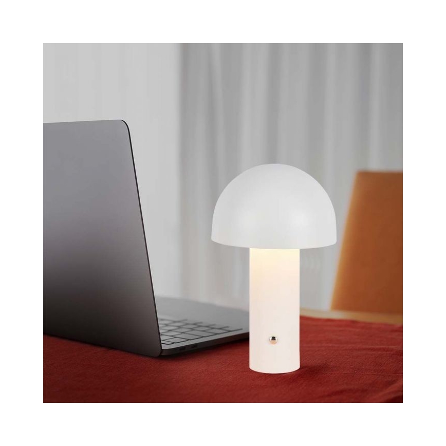 Dimmbare aufladbare LED-Touch-Tischleuchte LED/1W/5V 3000-6000K 1800 mAh weiß