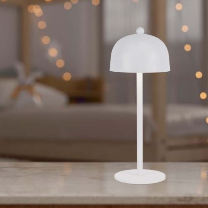 Dimmbare aufladbare LED-Touch-Tischleuchte LED/1W/5V 3000-6000K 1800 mAh weiß