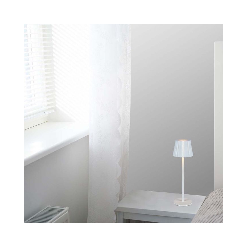 Dimmbare aufladbare LED-Touch-Tischleuchte LED/4W/5V 3000-6000K 1800 mAh weiß
