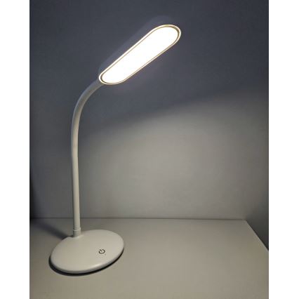 Dimmbare und flexible LED-Tischleuchte mit Touch-Funktion LED/6W/5V USB 1200 mAh weiß