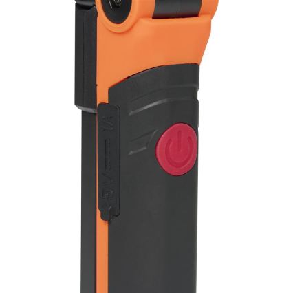 Dimmbare, wiederaufladbare LED-Arbeitslampe LED/3W/5V 6500K 2000 mAh orange/schwarz