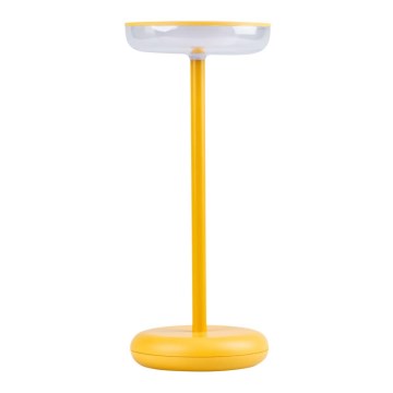 Dimmbare, wiederaufladbare LED-Lampe FLUXY LED/1,7W/1800 mAh IP44 gelb