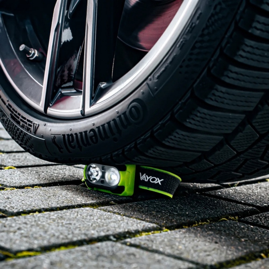 LED-dimmbare, wiederaufladbare Stirnlampe mit Sensor und rotem Licht LED/10W/5V/3xAAA IP44 600 lm 1200 mAh