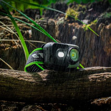 Dimmbare, wiederaufladbare LED-Stirnlampe LED/10W/5V/3xAAA IP66 800 lm 1000 mAh