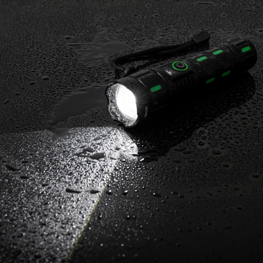 Dimmbare wiederaufladbare LED-Leuchte mit Powerbank-Funktion LED/20W/5V IP44 1200 lm 5000 mAh