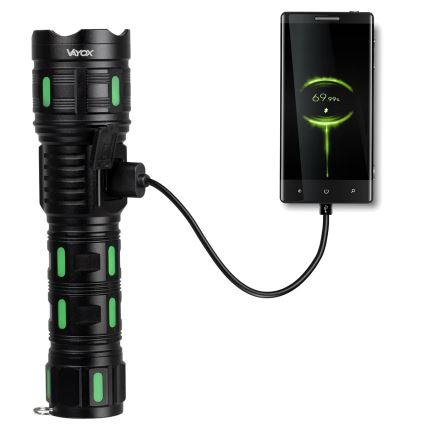 Dimmbare wiederaufladbare LED-Leuchte mit Powerbank-Funktion LED/20W/5V IP44 1200 lm 5000 mAh