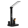 Dimmbare, wiederaufladbare LED-Tischlampe NOBLITE P LED/5W/5V 3000/4000/6000K 2200 mAh schwarz