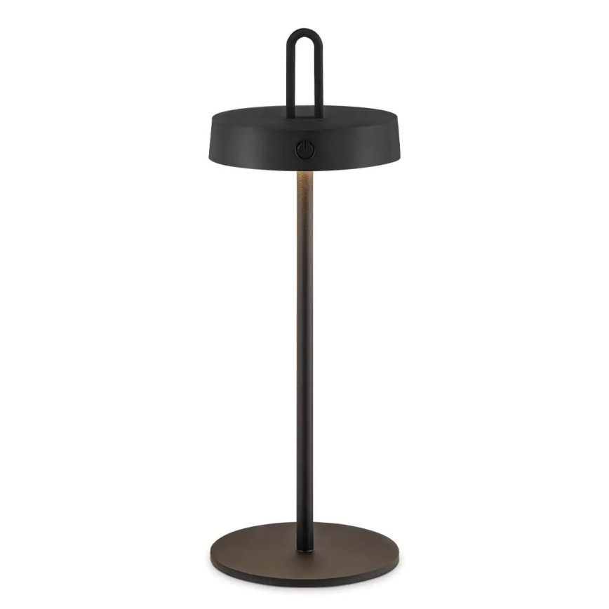 Dimmbare, wiederaufladbare Touch-LED-Tischleuchte für den Außenbereich SHINE LED/1,5W/3,7V 3000 mAh IP44 schwarz