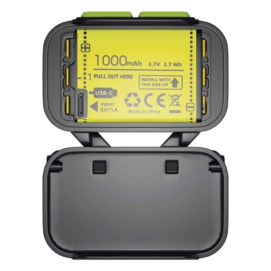 Dimmbare wiederaufladbare Stirnlampe LED/3xAAA/1000 mAh 3,7V