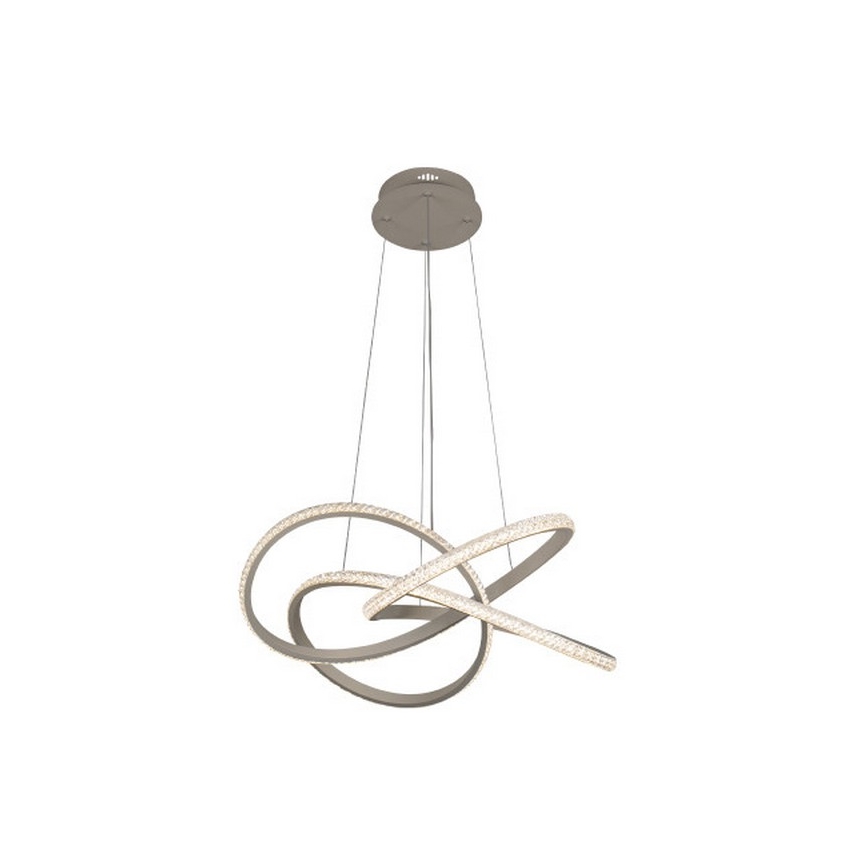 Dimmbare LED-Pendelleuchte an Kabel LED/95W/230V 3000-6500K Ø 57 cm + Fernbedienung