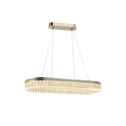 LED dimmbarer Kristall-Kronleuchter an Drahtseil THALIA LED/50W/230V 3000-6000K + Fernbedienung
