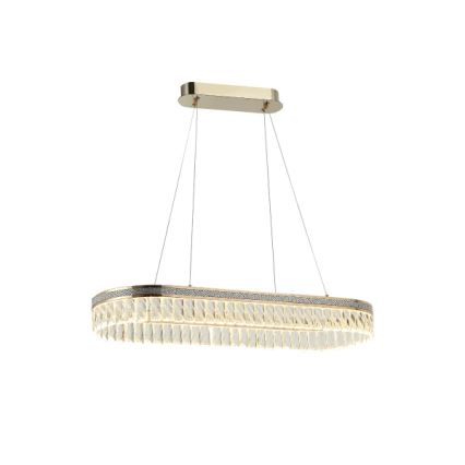 LED dimmbarer Kristall-Kronleuchter an Drahtseil THALIA LED/50W/230V 3000-6000K + Fernbedienung