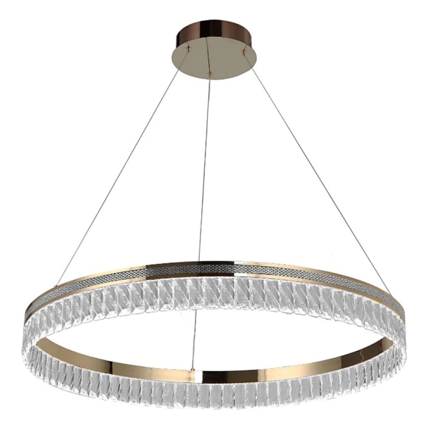 Dimmbarer LED-Kristall-Kronleuchter an Kabel THALIA LED/55W/230V 3000-6000K Ø 80 cm + Fernbedienung