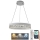 Dimmbarer LED-Kristall-Kronleuchter an Schnur an Schnur LED/90W/230V 3000-6500K weiß + Fernbedienung