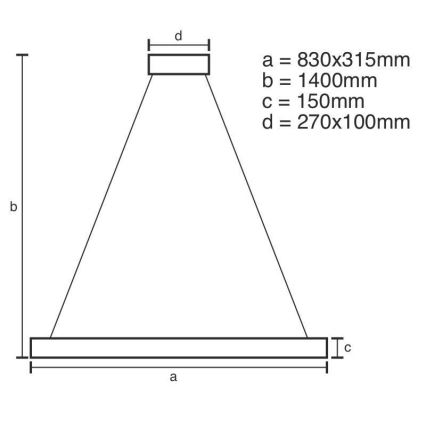 Dimmbarer LED-Kristall-Kronleuchter an Schnur LED/45W/230V 3000-6500K + Fernbedienung