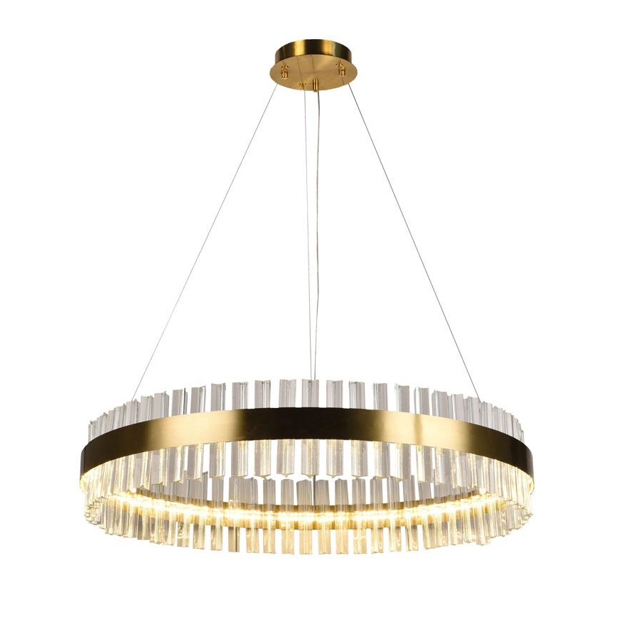 Dimmbarer LED-Kristall-Kronleuchter an Schnur LED/55W/230V 3000-6500K + Fernbedienung