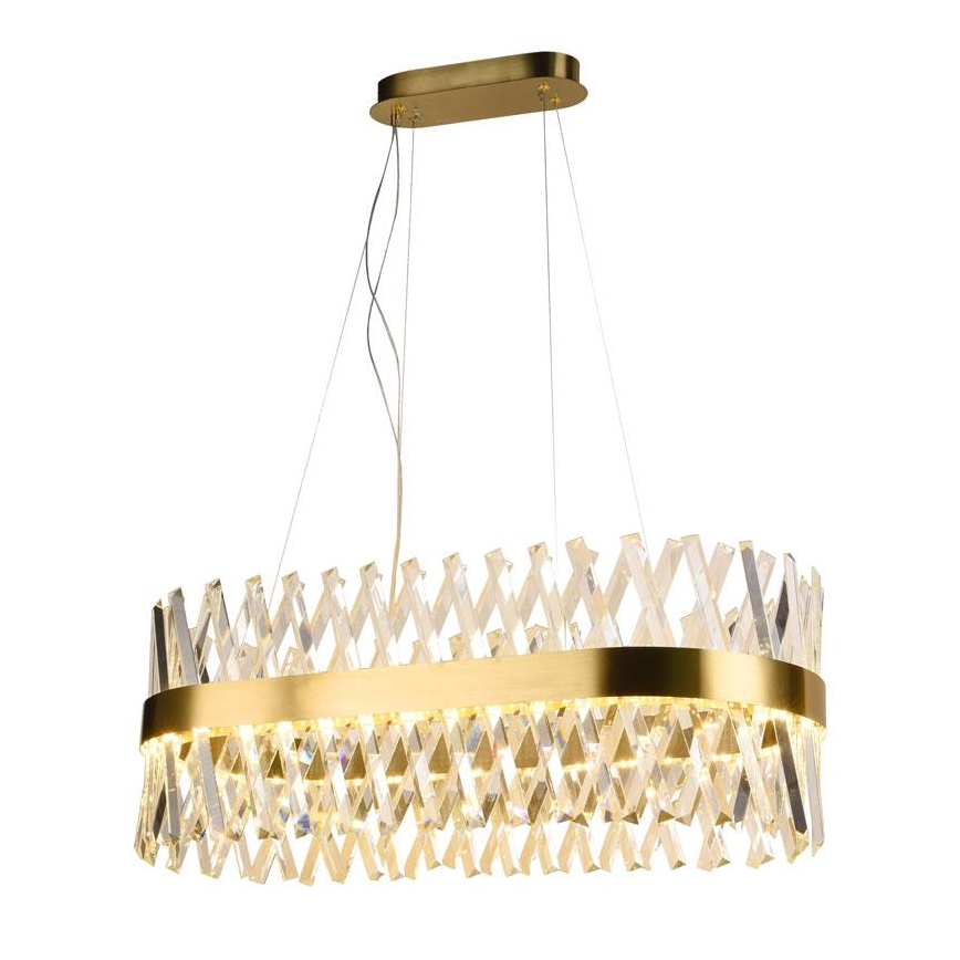 Dimmbarer LED-Kristall-Kronleuchter an Schnur LED/90W/230V 3000-6500K + Fernbedienung