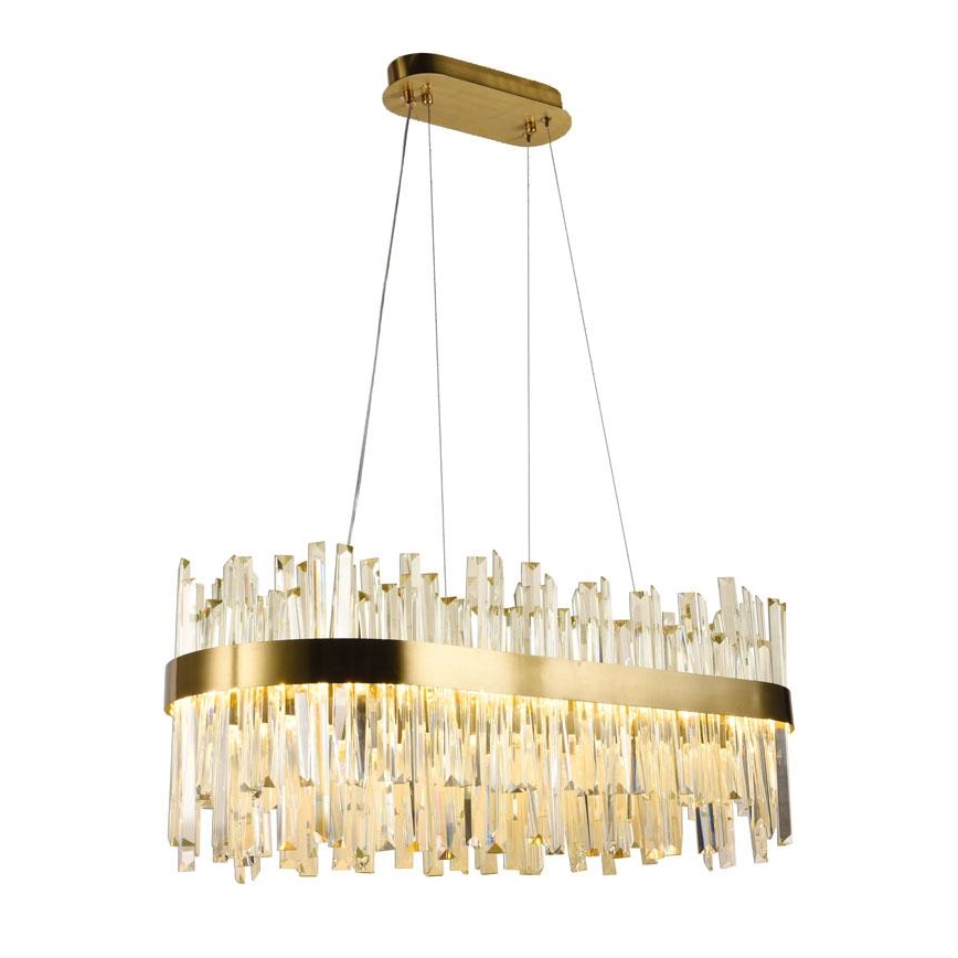Dimmbar LED-Kristall-Kronleuchter an Schnur LED/90W/230V 3000-6500K + Fernbedienung