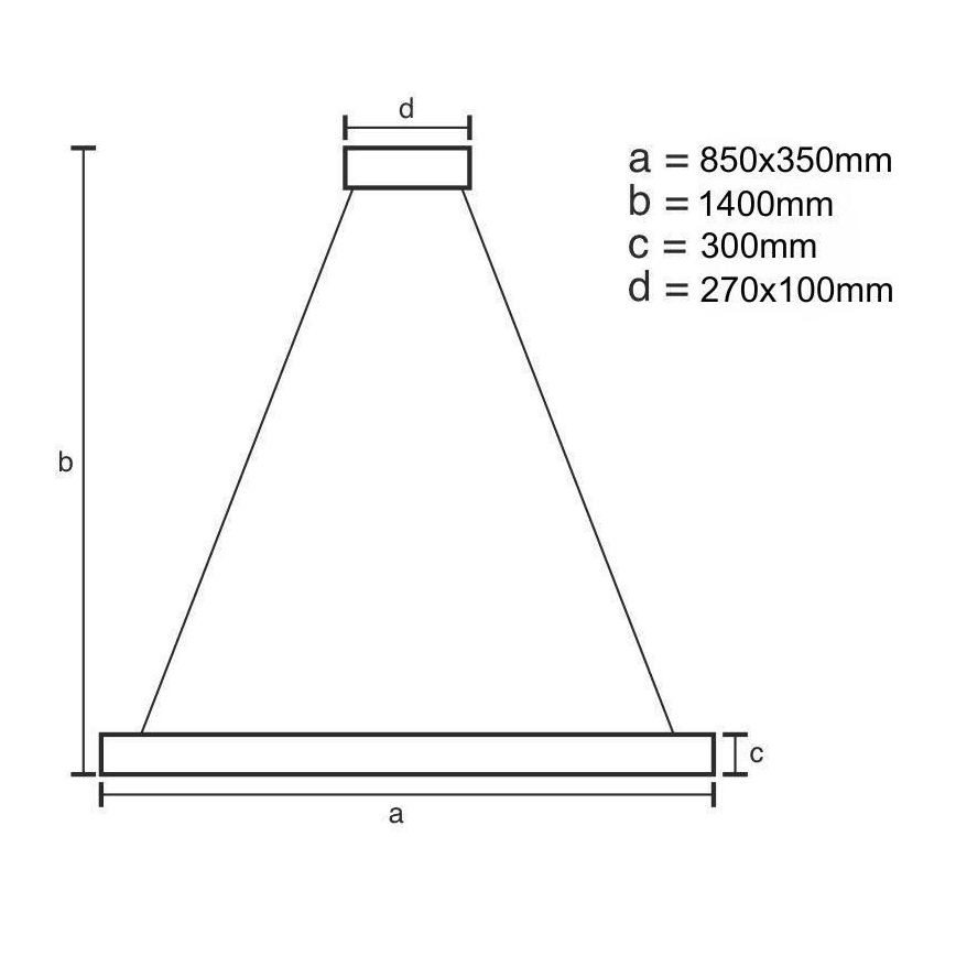 Dimmbar LED-Kristall-Kronleuchter an Schnur LED/90W/230V 3000-6500K + Fernbedienung