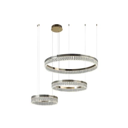 LED-dimmbarer Kristall-Pendelleuchter an Seil THALIA LED/120W/230V 3000-6000K + Fernbedienung